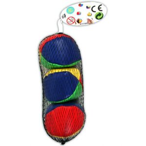 Image de Smiffy's Balles a jongler sachet de 3 couleurs assorties 6.3 cm (30)