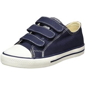 Victoria Zapato Basket Velcros, Basses Mixte Enfant, Bleu