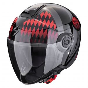 Scorpion Exo Casque jet -City II FC Bayern noir/rouge- L
