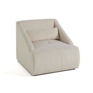 Onyx - fauteuil - en velours côtelé - Beige
