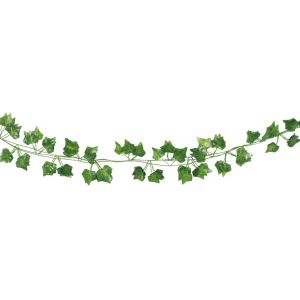 Ruedelafete Trois Guirlandes de Lierre entrelac&eacute;es 2m40 Vertes