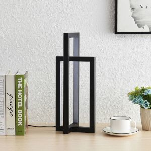 Lucande Hylda lampe à poser LED en noir