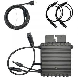 Pack Hoymiles HMS-500W-1T Micro-onduleur 500W – WiFi & Bluetooth – Pour 1 Panneau Solaire + Câble AC Plug&Play HMS 5m + 2 Rallonges Staubli MC4 1m