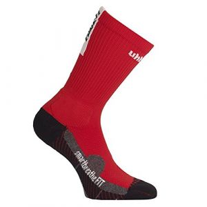 Image de Uhlsport Tube It Chaussettes Mixte Adulte, Rouge/Blanc, FR : 45-47 (Taille Fabricant : 45-47)