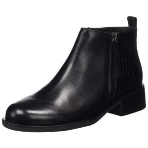 Geox Bottines D Resia en cuir Noir