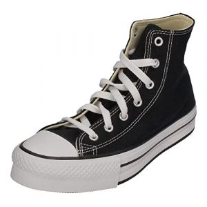 Converse Chuck Taylor All Star EVA Lift Platform Hi Noir/Blanc Toile 40 EU