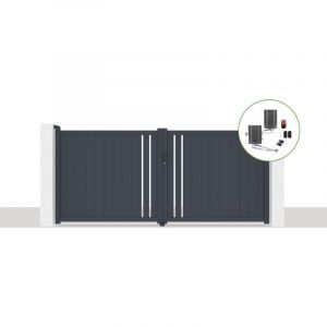 Casanoov - Pack portail battant électrique 350x160cm giona + Motorisation bunker B500