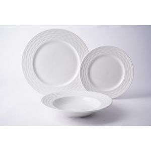 Service de table Paloma 12 pièces blanc
