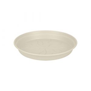 Elho Soucoupe - green basics soucoupe 17cm coton blanc - 16.8 x 16.8 x 2.4 cm