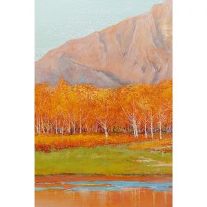 Image de Kare Design Tableau Frame montagne automne 120x120cm