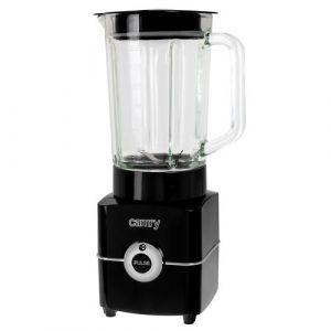 Image de Camry Blender Mixeur, Récipient en Verre de 1,5 Litre, 2 Vitesses+Fonction d'impulsion CR 4050 500W Noir