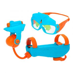 Color Baby Aqua Gear Hydro Charger+lunettes De Protection One Size Blue / Orange