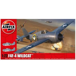 Airfix Maquette Avion Militaire : Grumman F4F-4 Wildcat
