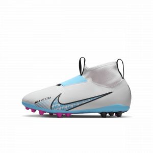 Nike Chaussure de football à crampons pour terrain synthétique Jr. Mercurial Zoom Superfly 9 Academy AG pour Jeune enfant/Enfant plus âgé - Blanc - Taille 36 - Unisex