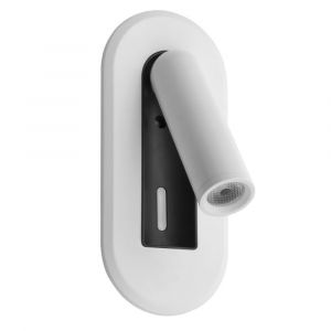 Millumine Applique T&ecirc;te De Lit encastrable Mila Tactile Blanche