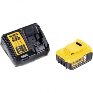 Dewalt DCB 184 Batterie 18 V 5 Ah / 5000 mAh XR Li-Ion + Chargeur DCB 115 XR