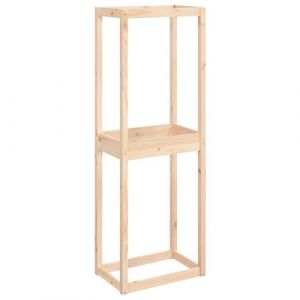 VidaXL Porte-pneus 63x40x180 cm Bois de pin massif
