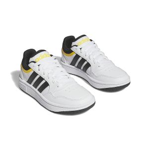 Adidas Hoops Shoes-Low, FTWR White/Core Black/Bold Gold, 37 1/3 EU