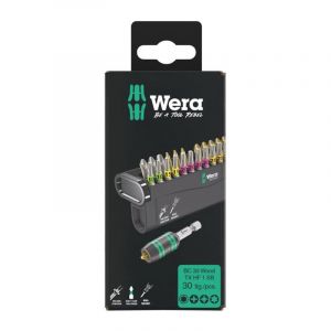 Wera Jeu d'embouts avec support Bit-Check 30 Wood TX HF 1 SB, 30 pi&egrave;ces - 05057437001