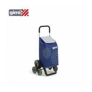 GIMI Tris, Valise &agrave; roulettes, Noir, Bleu, Argent, Polyester, Acier, 30 kg, 6 roue(s), Italie