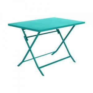 Hesperide Table de jardin rectangle Greensboro 110 x 70 cm Emeraude