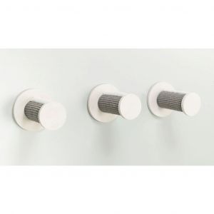 Trixie Ensemble de poteaux muraux pour chat 3 pcs Blanc et gris
