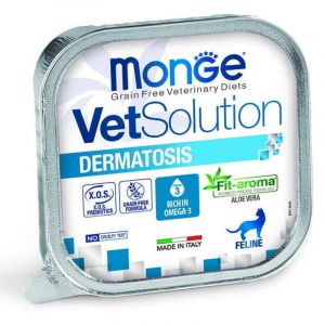 Monge VetSolution Dermatosis Nourriture Humide pour Chat GR.100