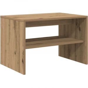VidaXL Meuble TV chêne artisanal 60x40x40 cm bois d'ingénierie