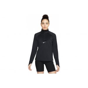 Nike Haut manches longues 1 2 zip dri fit element trail noir femme s