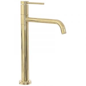 Réa Robinet de lavabo lugano slim gold haut