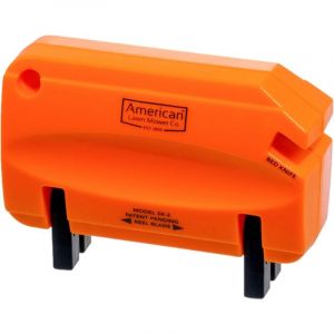 Venteo | Affûteuse Manuelle pour Tondeuse à Gazon à Rouleau | Compatible avec American Lawn Mower, Great States, Earthwise et Scotts | | ORANGE