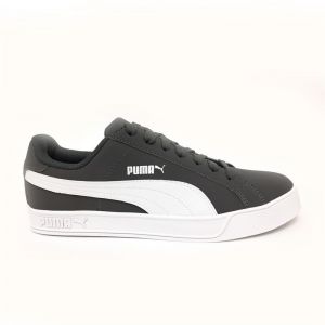 Puma Smash Vulc, Baskets Homme, Grigio Steel Gray Bianco, 43 EU