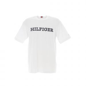 Image de Tommy Hilfiger T-shirt droit coton signature Blanc - Couleur Blanc - Taille XS