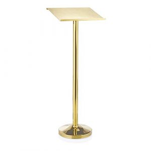 Présentoir pour menu doré h 118cm - WAS Germany