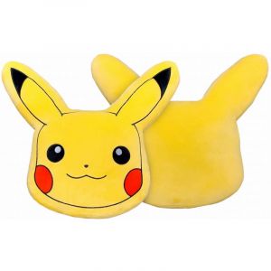 Coussin d&eacute;coratif Pikachu Pok&eacute;mon Forme Peluche originale 40 cm