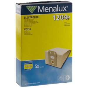 Menalux 1204 P - 5 sacs en papier pour aspirateur