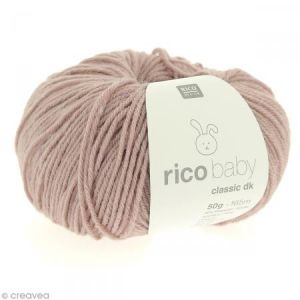 Rico Design Laine - Layette Baby classic dk - 50 gr - Vieux rose