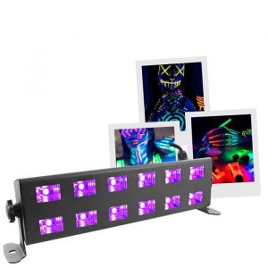 BoomToneDJ BOOMTONE DJ UV LED BAR 12X1W - Lumière noire