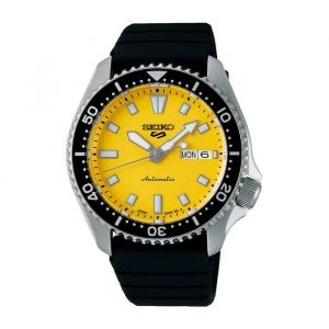 Seiko Montre 5 Sports Automatique Skx Vintage Jaune
