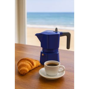 Pezzetti Pentaexpress Cafetiere 6T Torpedo Blue