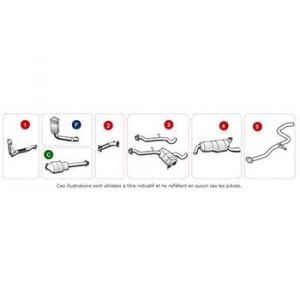 NPS Tube d'échappement S430I60