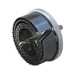 Image de Wolfcraft 2155000 - Ensemble de 5 lames de scie cloche avec embase et foret centreur 6-pans