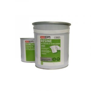 Soloplast Résine de coulée et d'inclusion époxy 5kg - Incolore