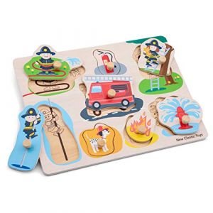 New Classic Toys Pompiers Department Puzzle Imitation Jeu &eacute;ducatif pour Les Enfants, 10433, Fire Brigade