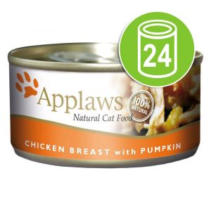 Applaws 6 x 156 g pour chat - filet de poulet, fromage