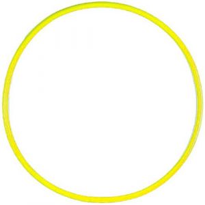 Visiodirect Cerceau rond 65 cm en PEHD- Coloris Jaune