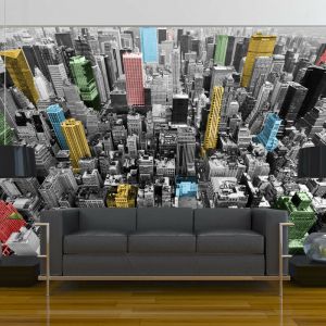 Artgeist Papier peint - New York kaléidoscope 300x231