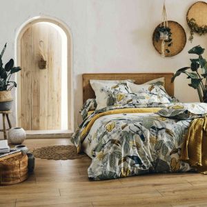 Tradilinge Parure de lit Toco vert 140x200 cm