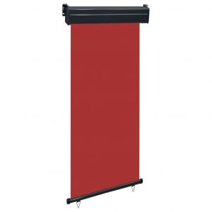 Image de VidaXL Auvent latéral de balcon 100x250 cm Rouge