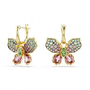 Swarovski Boucles oreilles Idyllia F Florere - 5709953 Plaqu&eacute; or Multicolore